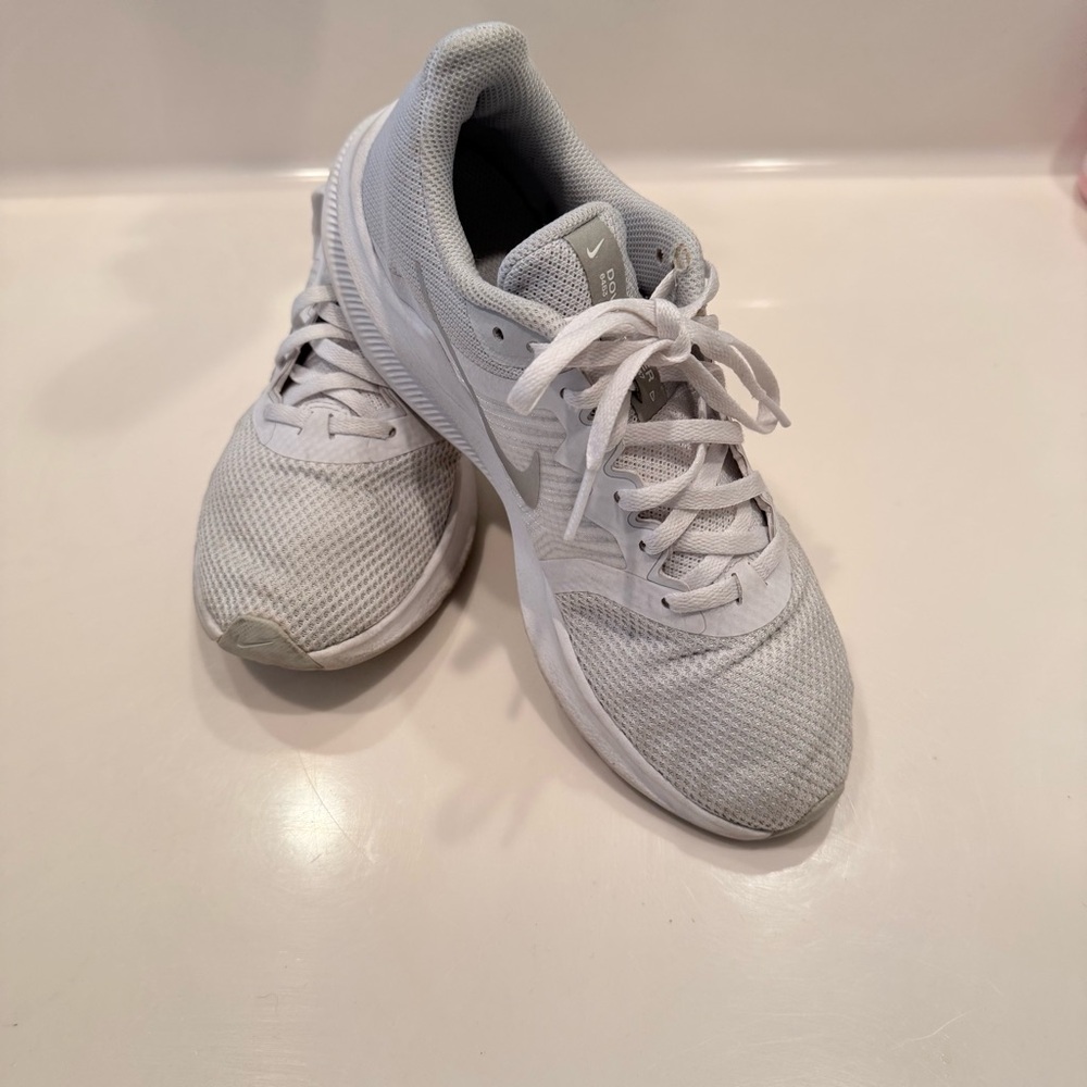 Nike White Mesh Training Sneakers